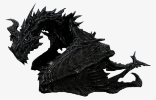 Skyrim Sticker - Alduin Png Transparent