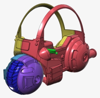 Bulma's Bike - Illustration