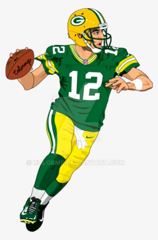 Aaron Rodgers Png - American Football Player Drawing