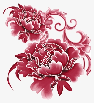 Chinese Flower Pattern Png
