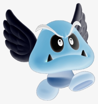 Negative Super Mario Bros Goomba - Cartoon