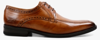 Derby Shoes Freddy 3 Remo Tan Modica Blue - Leather