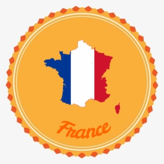 France, Badge, Flair, France, Flag, Europe, Icon - Travel Sticker Europe Png