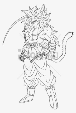 Free Png Goku Ssj 5 Drawing Png Image With Transparent - Goku Drawing Super Saiyan