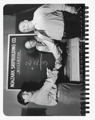 Three Stooges Spiral Notebook - Monochrome