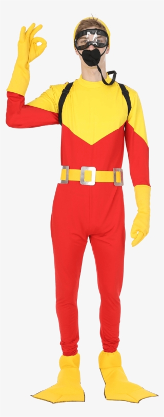 Adult Male Scuba Steve Costume - Scuba Steve