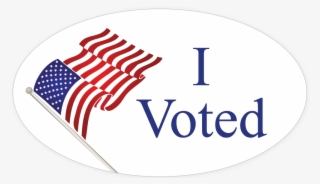 A Typical “i Voted” Sticker - Transparent I Voted Sticker