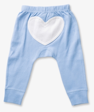 Ocean Blue Heart Pants - Pocket