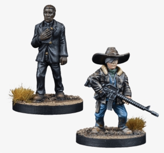 The Walking Dead All Out War Father Gabriel Booster - Mantic Carl Grimes