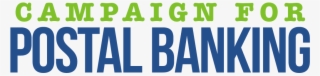 Support Postal Banking - Electric Blue