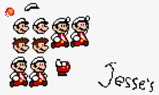 Jesse's Custom Fire Mario Sprites - Cartoon