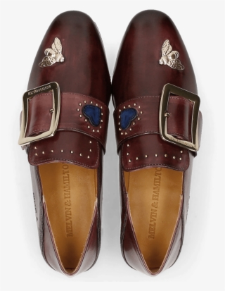Loafers Luna 2 Burgundy Bee Gold - Slip-on Shoe