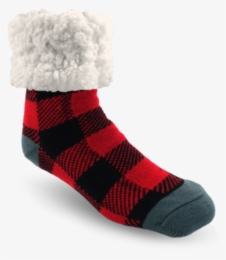 Products/lj Rd C L Red Lumberjack Slipper Socks Lumberjack - Sock