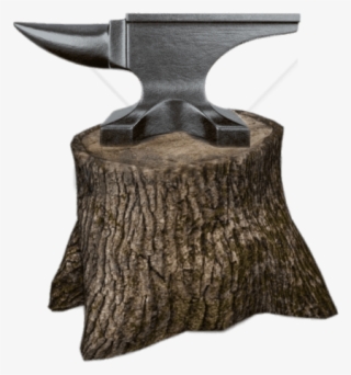 Free Png Download Anvil On Wood Block Png Images Background - Anvil Mount