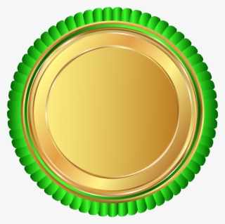 Gold Green Seal Badge Png Clip Image Gallery - Gold & Green Seal Png
