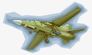 Vector Illustration Of Military Airforce Jet Airplane - Mcdonnell Douglas F/a-18 Hornet