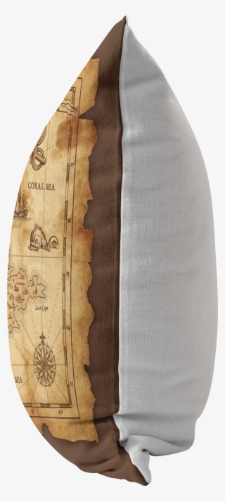 Treasure Map Pillow - Throw Pillow