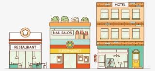 Businesses & Commercial Space - Supermarket Cartoon Images Transparent