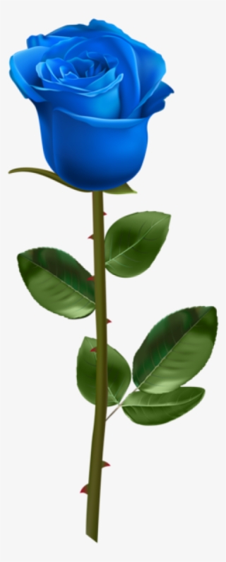 Rose Png, Download Png Image With Transparent Background, - Blue Rose With Stem