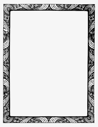 White Flower Frame Png Hd Mart - Vintage Border Png