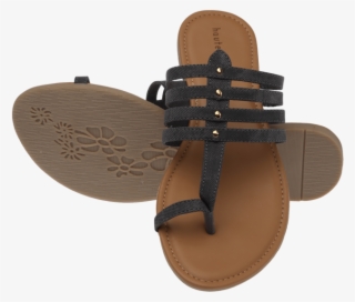 Womens Slipon Flat Chappal - Slide Sandal