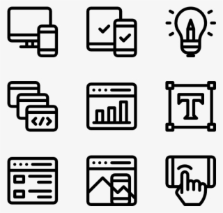 Responsive Design - Drafting Vector Icons