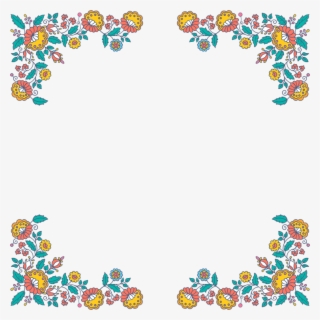 Bingkai Corak Bunga