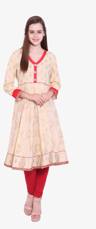 Belomoda Party Wear 3/4th Sleeve Khadi Print Women's - Lace