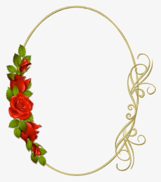 Фотки Floral Border, Art Clipart, Framed Art, Clip - Marcos Con Rosas Rojas