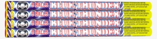 Blue Thunder - 8 Shots - Blue Thunder 8 Ball Roman Candle