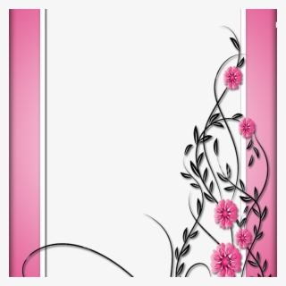 Floral Frame Pink Png