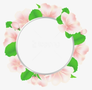 Free Png Best Stock Photos Large Transparent Round - Flower Frame Circle Transparent
