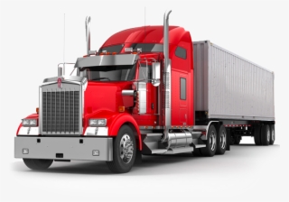 Shipping Container Delivery - Trailer Truck