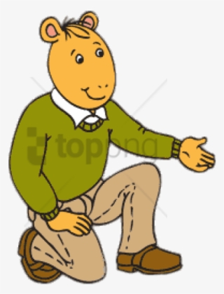 Free Png Download Arthur Read's Father Kneeling Clipart - Pbs Kids Dad