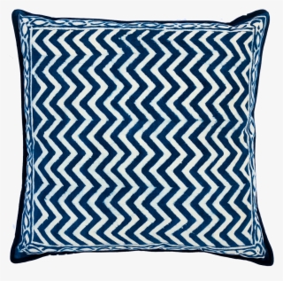 Cc Zig Zag Indigo Front - Tessuto Vintage