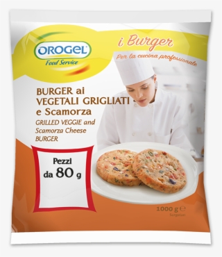 Veggie Burger With Grilled Vegetables And Scamorza - Hamburger Di Verdure Surgelati