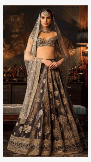 -20% Bridel Brown Lehenga - Designer Bridal Lehenga