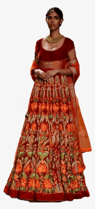 Red Color Floor Length Anarkali In Velvet - Photo Shoot