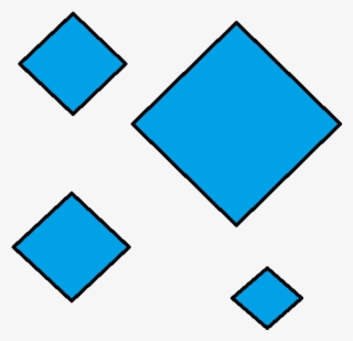 Blue Diamonds With Transparent Background - Ballyvaughan