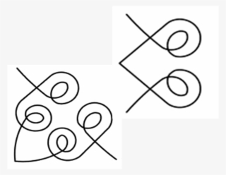 Heart Scroll Border W/corner - Line Art