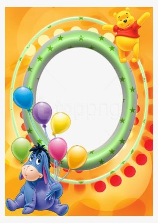Free Png Transparent Frame With Winnie The Pooh And - Bingkai Foto Winnie The Pooh