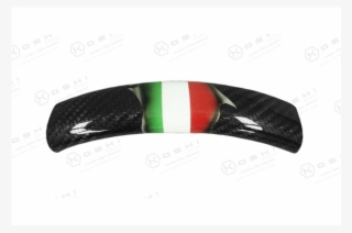 Abarth 500 Carbon Fibre Steering Wheel Cover With Italian