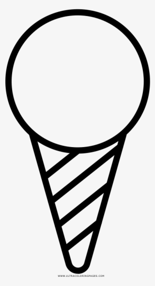 Snow Cone Coloring Page