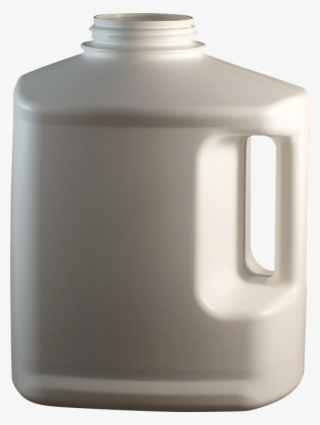 1 Gallon White Hdpe Plastic Drainback Bottle - Water Bottle
