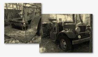 Both Trucks - Vintage Car