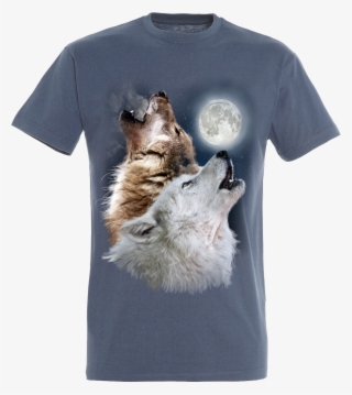 Wolf Howling T-shirt - Wolfdog