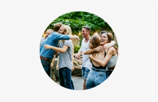 Feature Circle Hug - Outgoing People