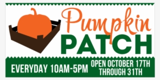 Blank Pumpkin Patch Vinyl Banner