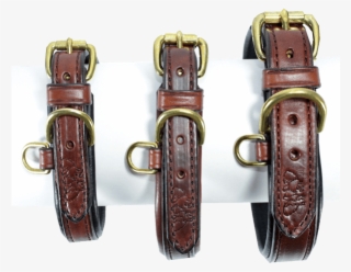 Leather Dog Collars - Belt