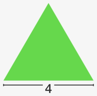 An Equilateral Triangle Has A Base Length Of - Triangle